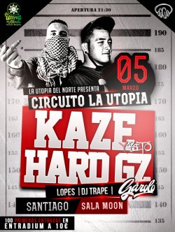 Kaze y Hard GZ en Santiago De Compostela
