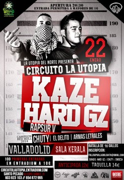 Kaze y Hard GZ en Valladolid