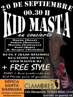 Kid Masta y Dj Es.T en Madrid