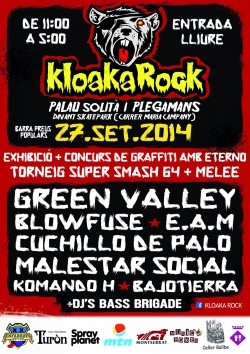 Kloaka Rock en Palau-solita I Plegamans