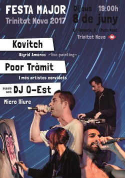 Kovitch, Dj Q-est y Poor Tràmit en Barcelona