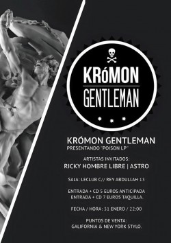 Krómon Gentleman presenta "Poison" en La Coruña