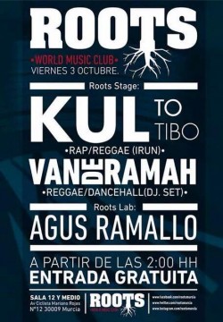 Kulto Kultibo, Van de Ramah y Agus ramallo en Murcia