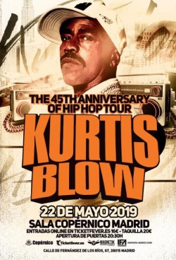 Kurtis Blow - 45 Aniversario Tour en Madrid