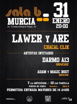 Lawer, Are, Darmo, Adam y más en Murcia