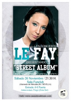 Le Fay presenta "Street album" en Sevilla