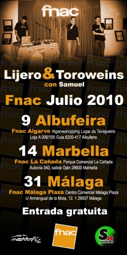 Lijero & Toroweins showcase en Fnac Algarve (Portugal)