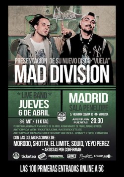 Mad division presenta "Vuela" en Madrid