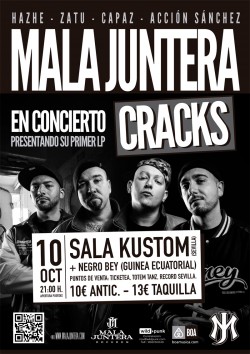 Mala Juntera presenta "Cracks" en Sevilla