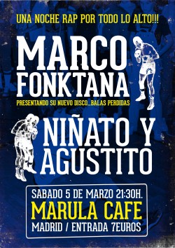 Marco Fonktana, Niñato, Agustito y Dj Koo en Madrid