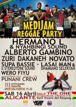 Medijam reggae party en alicante en Alicante