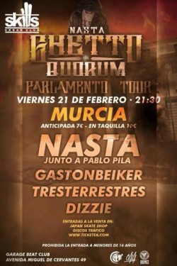 Nasta presenta "Ghetto Quorum" en Murcia