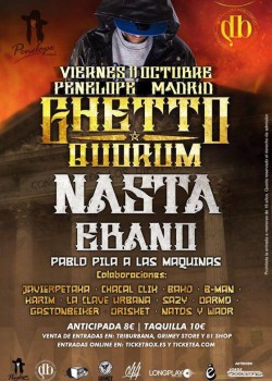 Nasta presenta "Ghetto quorum" en Madrid