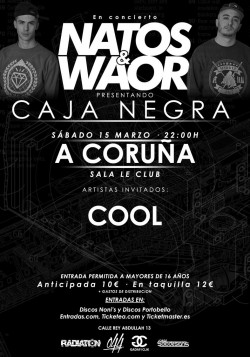 Natos & Waor presentan "Caja negra" en A Coruña