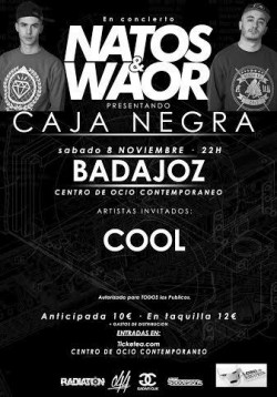 Natos & Waor presentan "Caja negra" en Badajoz