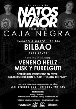 Natos & Waor presentan "Caja negra" en Bilbao