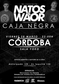 Natos & Waor presentan "Caja negra" en Córdoba