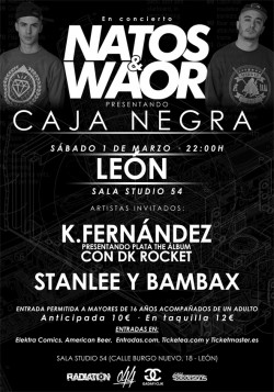 Natos & Waor presentan "Caja negra" en León