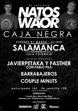 Natos & Waor presentan "Caja negra" en Salamanca