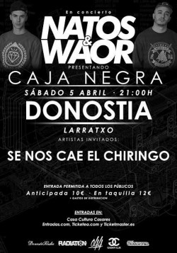 Natos & Waor presentan "Caja negra" en San Sebastian