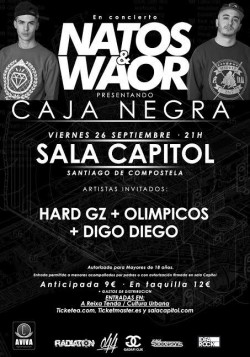Natos & Waor presentan "Caja negra" en Santiago De Compostela
