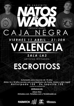 Natos & Waor presentan "Caja negra" en Valencia