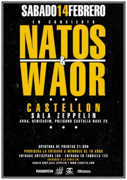 Natos y Waor presentan "Caja negra" en Castellón