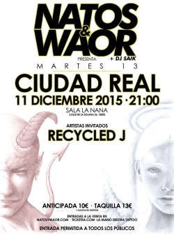 Natos y Waor presentan "Martes 13" en Ciudad Real