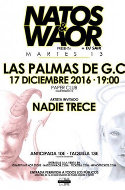 Natos y Waor presentan "Martes 13" en Las Palmas de Gran Canaria