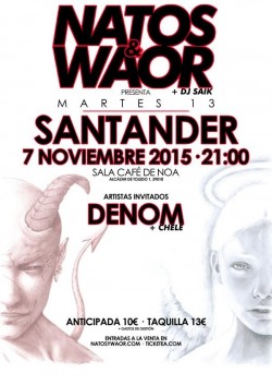 Natos y Waor presentan "Martes 13" en Santander
