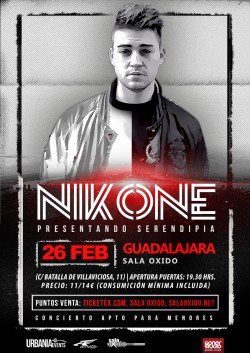Nikone presenta "Serendipia" en Guadalajara