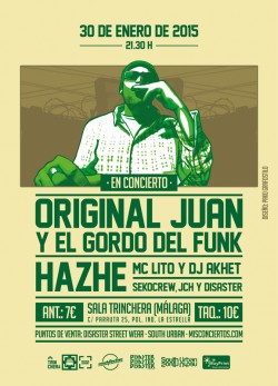 Original Juan y el Gordo del Funk + Hazhe en Málaga