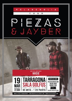 Piezas & Jayder - Melancholia tour en Tarragona