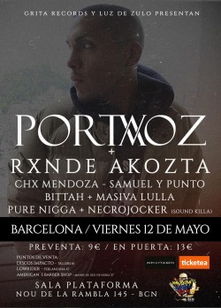 Portavoz y Rxnde Akozta en Barcelona