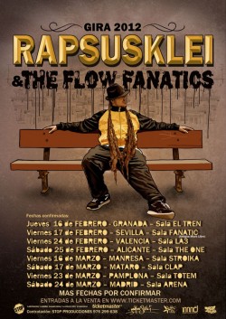 Rapsusklei & The Flow Fanatics en Valencia