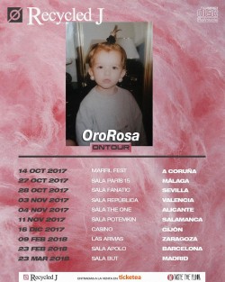 Recycled J presenta "Oro rosa" en Salamanca
