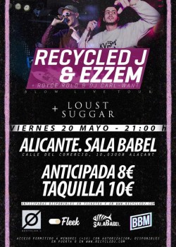 Recycled J y Ezzen en Alicante