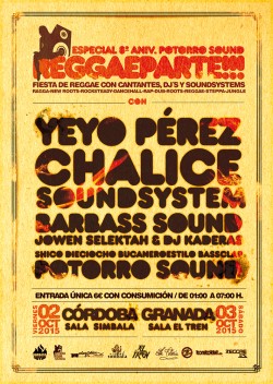 Reggaeparte - 8º Aniversario Potorro Sound en Córdoba