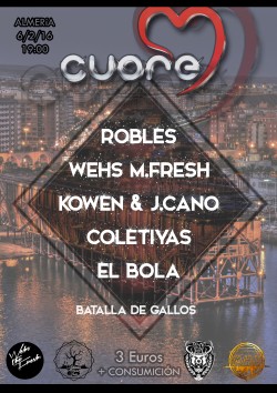 Robles, Wehs M. Fresh, Kowen, J. Cano y más en Almería