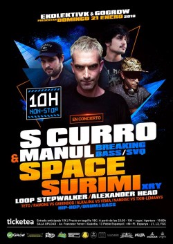 S Curro, Manul y Space Surimi en Barcelona