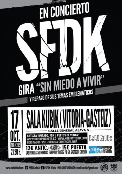 SFDK Gira "Sin miedo a vivir" en Vitoria