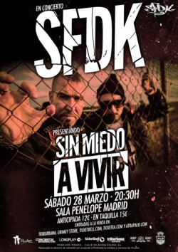 SFDK presenta "Sin miedo a vivir" en Madrid