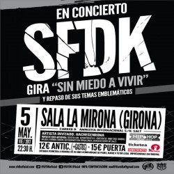 SFDK presenta "Sin miedo a vivir" en Salt