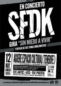 SFDK presenta "Sin miedo a vivir" en San Cristobal de La Laguna