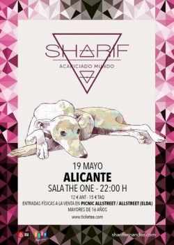 Sharif presenta "Acariciado mundo" en Alicante