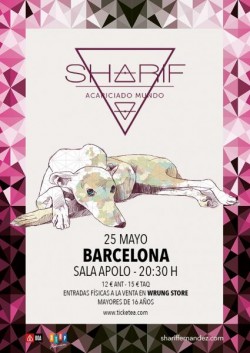 Sharif presenta "Acariciado mundo" en Barcelona