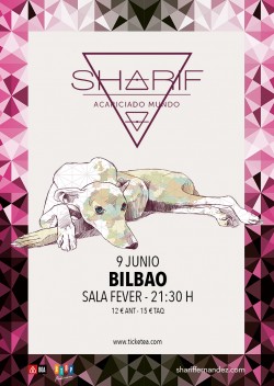 Sharif presenta "Acariciado mundo" en Bilbao