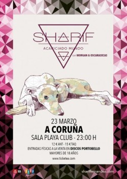 Sharif presenta "Acariciado mundo" en La Coruña