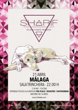Sharif presenta "Acariciado mundo" en Málaga
