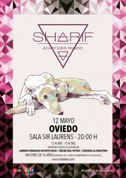 Sharif presenta "Acariciado mundo" en Oviedo